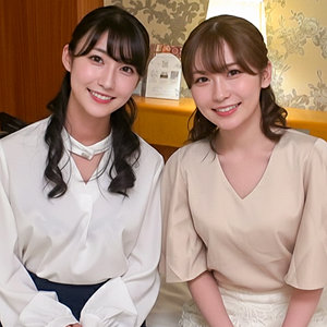雪代さん＆秋元さん｜女子アナ2人のハーレム素人動画【orecz448】