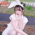 りんりん｜白バニーのスレンダー美女のコスプレ素人動画【bngg004】