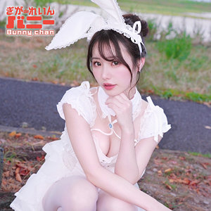 りんりん｜白バニーのスレンダー美女のコスプレ素人動画【bngg004】