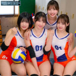めるるん＆ひかりん＆もあ＆ゆみ｜女子バレー部4人のハーレム素人動画【deas047】