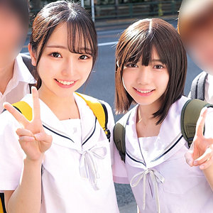 ゆな＆はな｜制服美少女2人の乱交素人動画【orecz526】